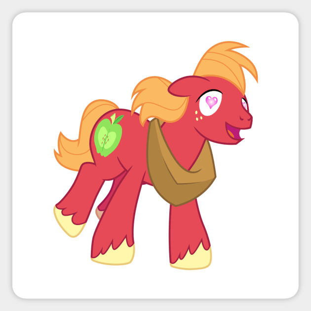 Big Mac galloping heart 1 Sticker by CloudyGlow